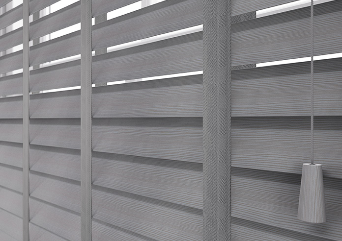 Ecowood Deluxe, Linear Twin Grey - Venetian Blind - Image 4